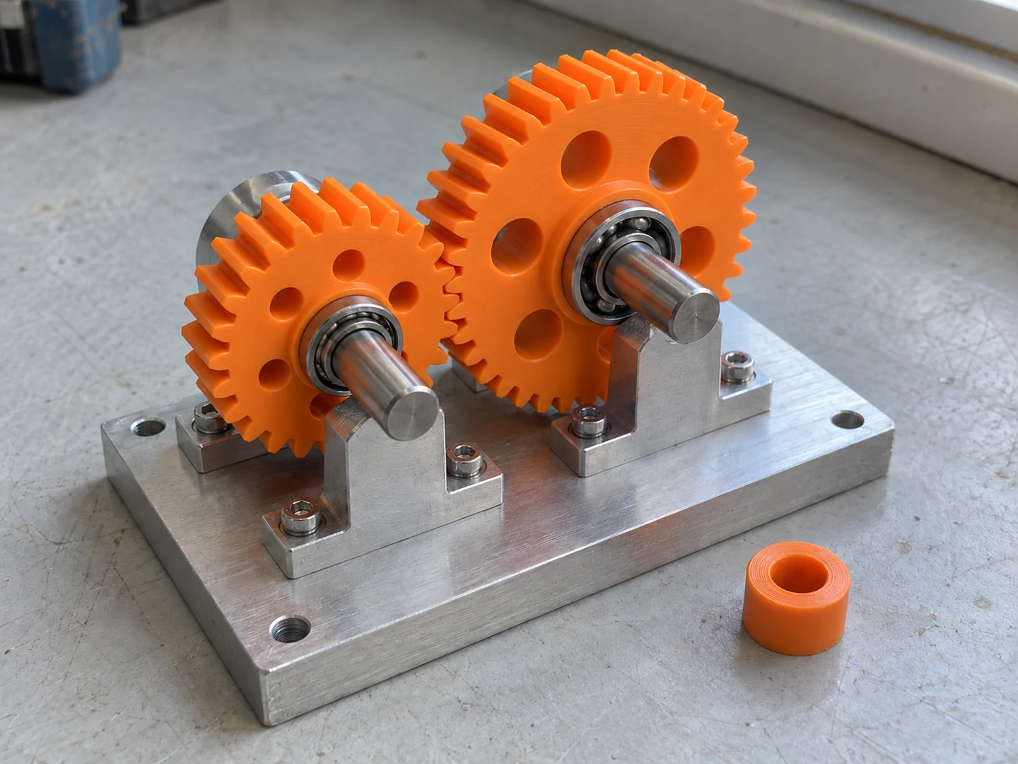 Ingranaggi stampati in 3D per un prototipo